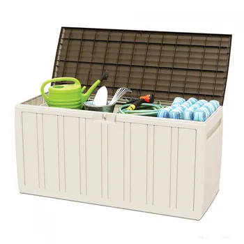 

Chest for Outdoor 270 Liters of Resin Beige 117x45,5x57cm GH91