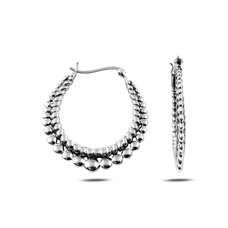 

Silver 925 Sterling Oxidized Ring Earrings
