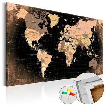 

Pictures of Cork-Planet Earth [Cork Map] - 60x40 cm