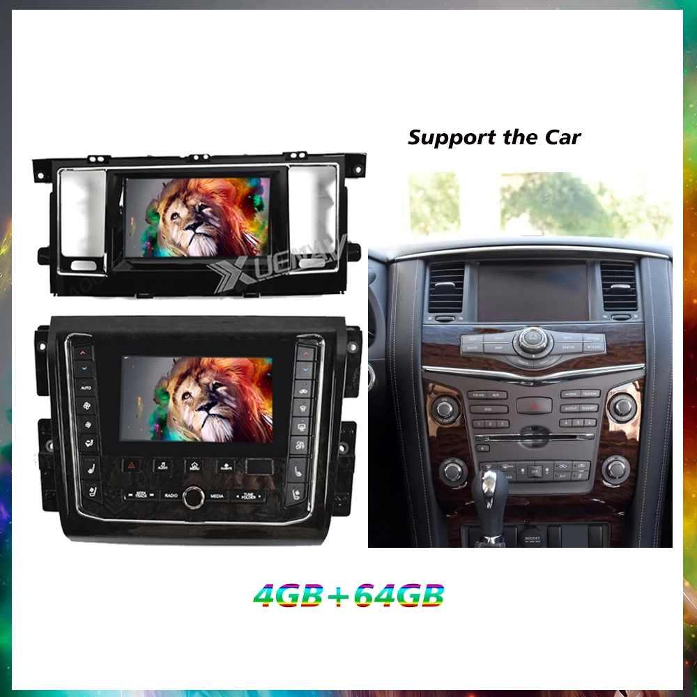 

2014-2020 car GPS autoradio for nissan patrol Dual HD screen DVD player for Nissan car android car radio player