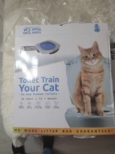 Cat Toilet Litter-Trainer Toilet-Seat-Lighting Catsceaningtrainingtoilet-Supplies 