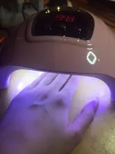 Secador de uñas LED UV, lámpara para curar todos los esmaltes de uñas de Gel con detección de movimiento, herramienta de salón de manicura y pedicura