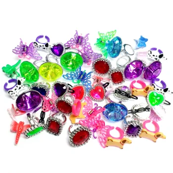 

48pc Ring Hair Clips Carnival Girls Birthday Party Favor Toys Super Mega Value Pack novelty birthday party favors toy prize gift