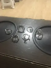 Tocona, conjunto de anillos con corona tallada, corazón rosa, flor de Elefante dorado antigua Bohemia, anillo para dedo nudillo Midi, joyería para mujer