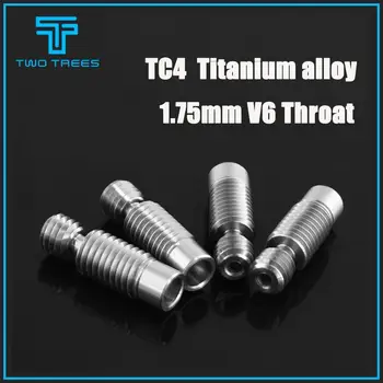 

NEW high quality TC4 V6 titanium alloy heat break for E3D V6 HOTEND heater block 1.75MM Filament Smooth