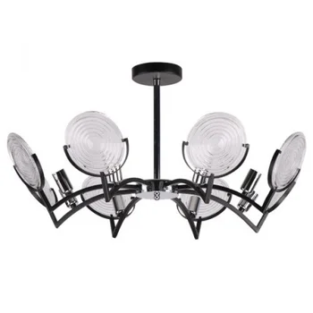 

Chandelier pendant 8*60 W E14 md.51382-8-P BCH + Bk