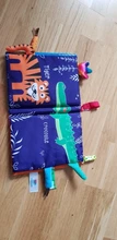 Libro interactivo de tela con dibujos y sonido para niños, Libro para aprendizaje temprano de bebé, con sonidos interactivos, rompecabezas, juguete para bebé