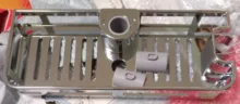 Shower Shelf Rack Lifting-Storage-Tray Bathroom-Accessories Plastic-Holder Rectangle