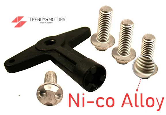 Wheel Centre Cap Screw 22.3 mm Bolts Key Replacement For Renault Clio Megane Dacia 7700422600