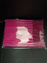 GLAMLASH premium-cepillo de limpieza para extensiones de pestañas, microvarita de máscara, aplicador de pinceles para pestañas, 50 Uds.