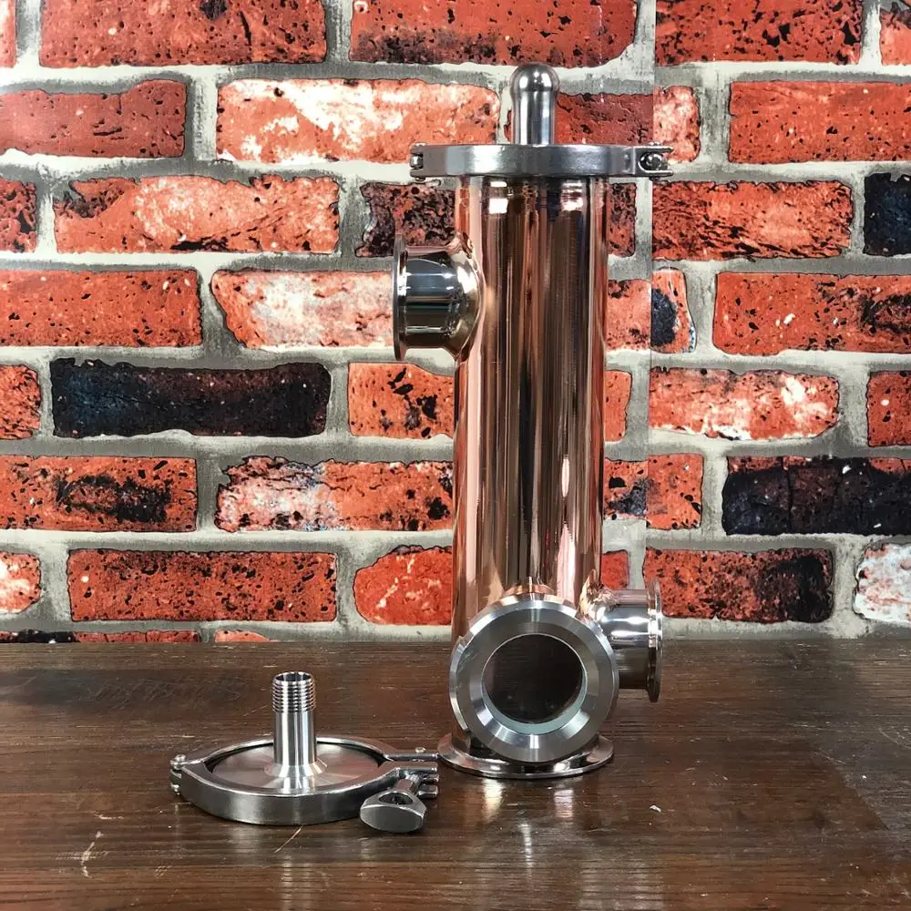 Clamp 3"(od91mm) Side Ports 1.5" Copper Gin Basket , Aroma Basket