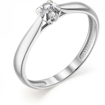 

Alcor ring with 1 white gold diamond