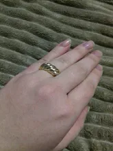 Anillos irregulares de croissant para mujer, Anillos geométricos circulares gruesas con texturas minimalistas, joyería 2021