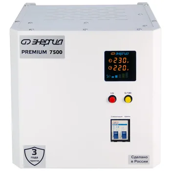 

Single phase voltage stabilizer energy premium light 7500