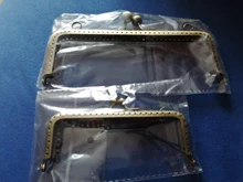 BDTHOOO DIY6.5/7,5/8,5/10,5/12,5/15/18/20cm monedero de marco metálico con asa para monedas, bolsas de Metal con cierre de broche, accesorios de marco para bolso