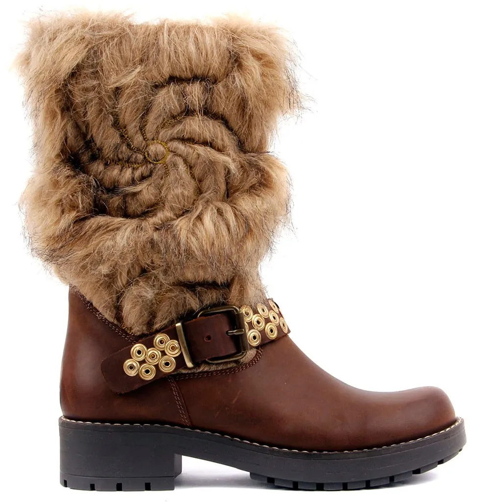 Sail Lakers-Stivali Nabuk Da Donna Tan