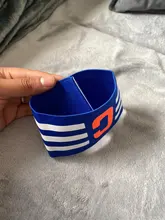 1 Uds brazo líder de la banda de la competencia brazalete de capitán de fútbol banda de capitán para el brazo fútbol grupo brazalete