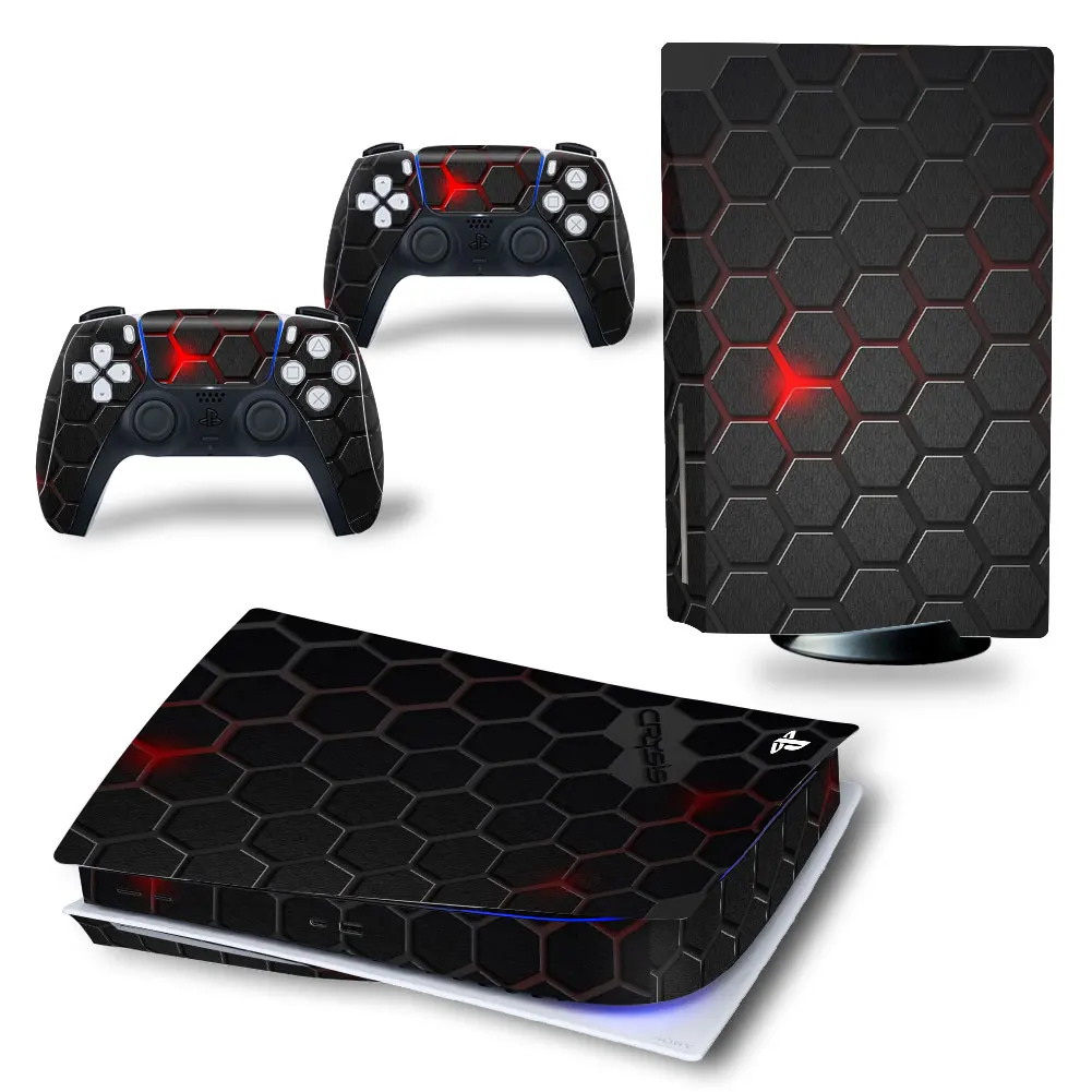 Colore Personalizzato Ps5 Console Vinile Skin Controle Console Cover Sticker E 2 Controller Gamepad Per Ps5 #0398