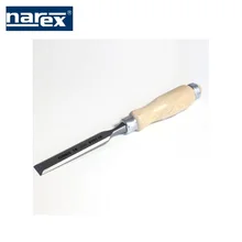 Стамеска плоская с деревянной(светлой) ручкой 18 мм, NAREX