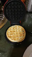 Minimáquina eléctrica para hacer gofres, horno para desayuno, masa semiesférica, máquina para gofres en forma de huevo, horno y pan, mineola para gofres