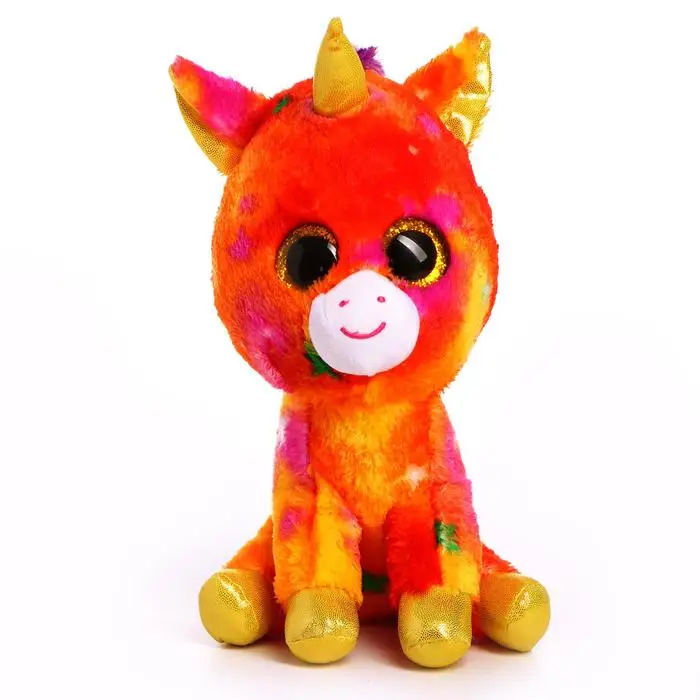 Soft toy &quotunicorn" Orange | Игрушки и хобби