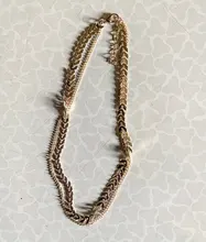 Collar de cadena con lentejuelas en V para mujer, Gargantilla elegante de doble capa para fiesta, joyería