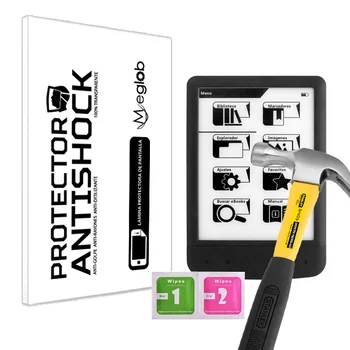 

Screen protector Anti-Shock Anti-scratch Anti-Shatter compatible with Tablet Woxter Ebook Scriba 190 Pearl