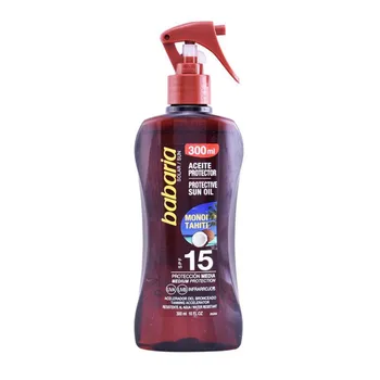 

BABARIA ACEITE PROTECTOR Tahitian MONOI SPF15 PROTECCION medium 300ML MUJER
