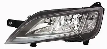 

HEADLIGHT PEUGEOT BOXER 2014-FIAT DUCATO 2014 PARAB. BLACK LED C/Left ENGINE Compatible