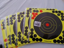 Lote de 10 Uds. De adhesivos de 8 pulgadas de reactividad con flores de salpicaduras de Color, adhesivos de destino ligeros, objetivo de reactividad duradero