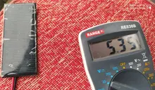 Panel Solar con cable extensible, células solares policristalinas epoxi estándar DIY, módulo de carga de batería de 30cm, 5,5 V, 0,38 W, 70ma