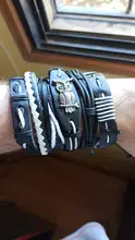 Male Jewelry Bangles Bracelets-Sets Anchor Gifts Homme Metal Handmade Retro Vintage 38-Style