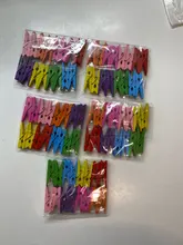 Clips de madera hechos en China, Clips de 25mm, 35mm, 45mm, 60mm y 72mm de Color, pinzas para fotos, pinza de ropa artesanal, Clips de decoración para escuela y oficina