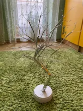 Night-Light Table-Lamp Battery-Operated Bedside Copper-Wire Tree Bedroom Home-Decoration