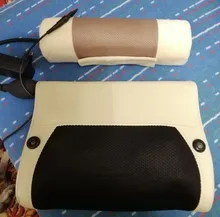 OGAMACRIUS-almohada de masaje 2 en 1, dispositivo eléctrico de calor Shiatsu, relajación corporal saludable para cervicales, masajeador de cuello y espalda