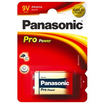 

IBT-PLR61 - Blister card 1 9V alkaline battery 6 LR61 Pro PowerPANASONIC3.97