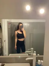 Leggings Bradely Michelle Elastic Knee-Length Bikeshorts High-Waist Sexy Women Cotton