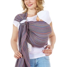 Baby sling MUM"S ERA Слинг с кольцами «ЛАЙН» Удобный слинг для новорожденных Детский слинг колыбель для переноски младенца