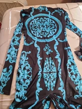 Mono Sexy con cuello de tortuga para mujer, traje delgado de manga larga, pantalones cortos de motorista de una pieza, estampado Vintage, 2020