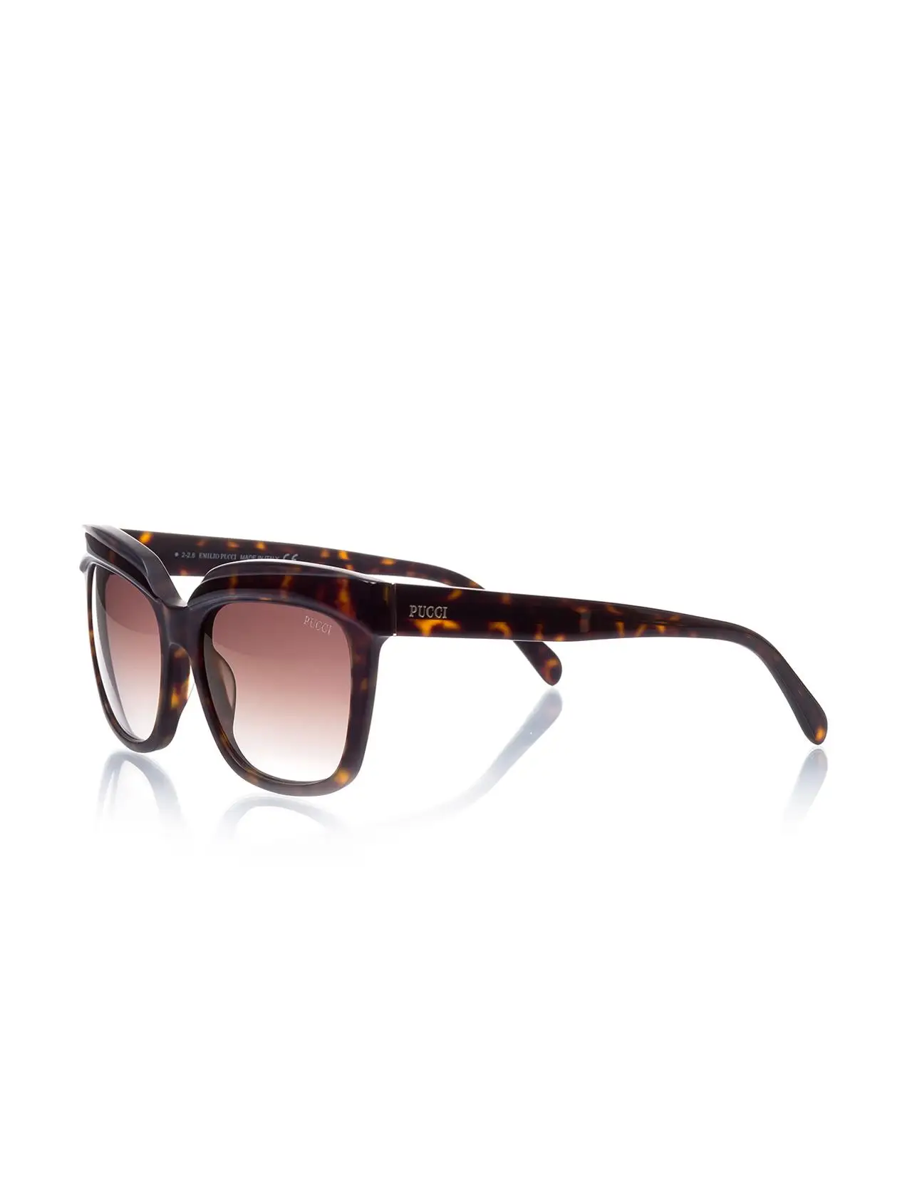 

Women's sunglasses ep 0061 52g bone Brown organic square square 55-18-140 emilio pucci