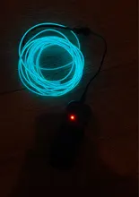 Tape Rope-Tube Shoes Neon-Light Car-Decor El-Wire Aa-Controller Waterproof Led Flexible