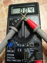 Digital-Multimeter Probe Alligator-Clip Test-Leads Soft-Silicone-Wire Universal 