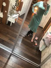 Satin Dress Mid-Long Femme Robe Long-Sleeve WOTWOY Elegant Women Vestidos Cotton Solid