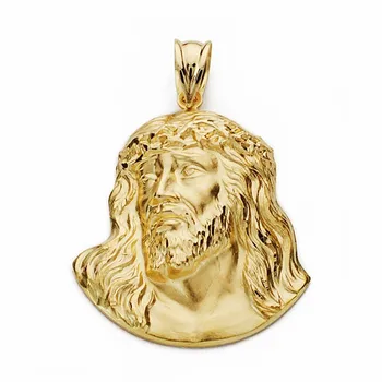 

Head face Christ 18k gold Murillo 32mm. [AA2451]