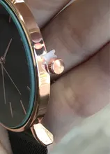 Reloj minimalista de cuarzo para hombre, cronógrafo ultradelgado, sencillo, de negocios, con correa de malla de acero inoxidable, Masculino