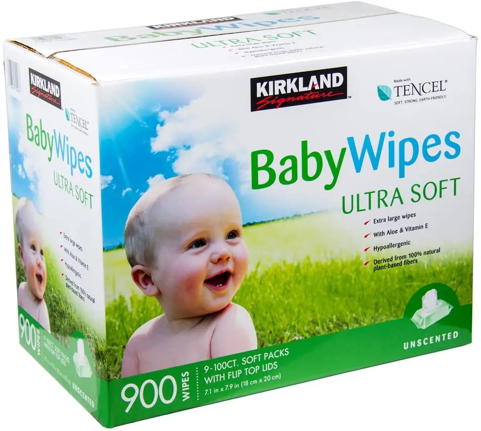 Baby Wipes Ultra Suaves - Caja de 900 Toallitas para Bebe