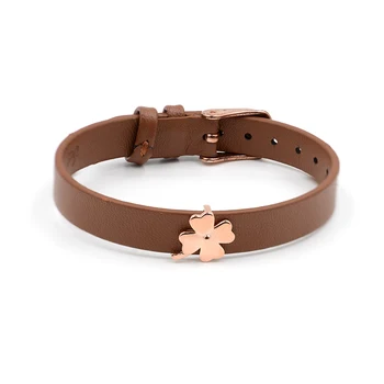 

Handmade Brown Women Silver Bangle Skybbongo0705