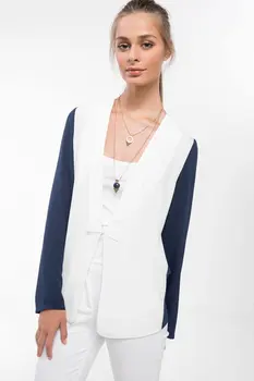 

DeFacto Fashion Woman Long Sleeves Coat Autumn Ladies Casual Harajuku Chiffon Clothes Comfort New - J1733AZ18SM