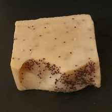 Лимонное Маковое мыло ручной работы Натуральное