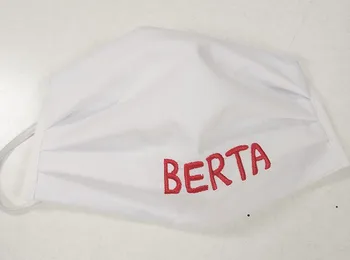 

Reusable hygienic mask. Hand over your name.